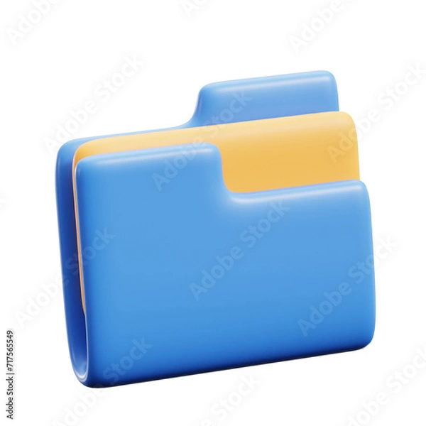 Obraz Folder file 3d Icon Illustration