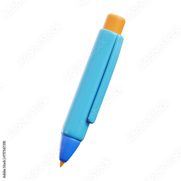 Obraz Pen 3D Icon