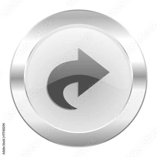 Fototapeta next chrome web icon isolated
