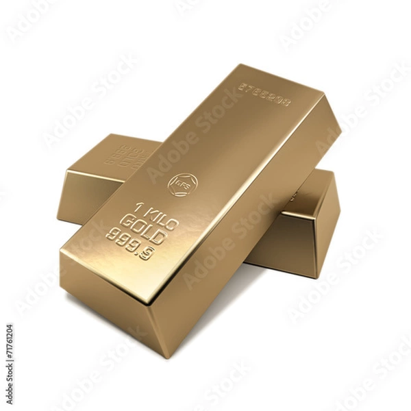 Obraz gold bars