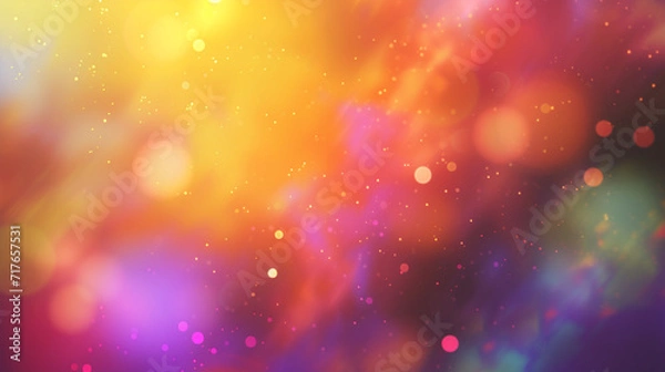 Fototapeta Blurry Color Background With Randomly Changing Colors And Elements. Copy paste area for texture