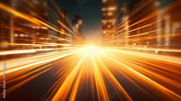 Fototapeta Neon speed abstract background, digital abstract background