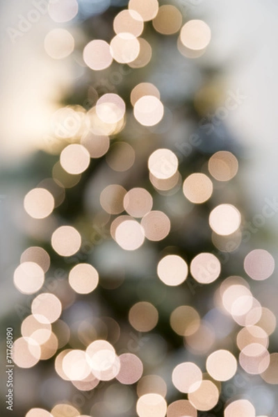Obraz Defocused Christmas Lights