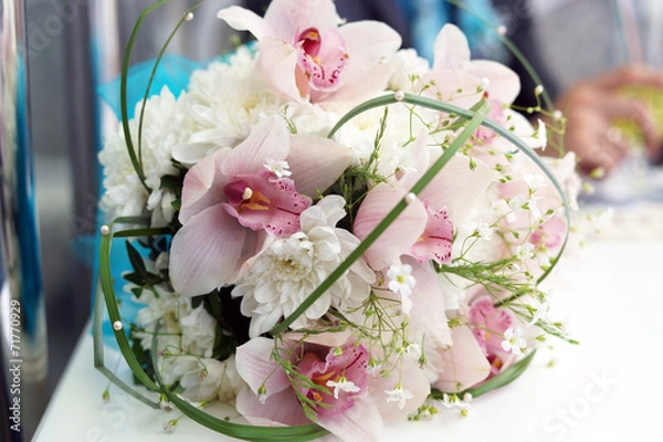 Obraz bride bouquet.