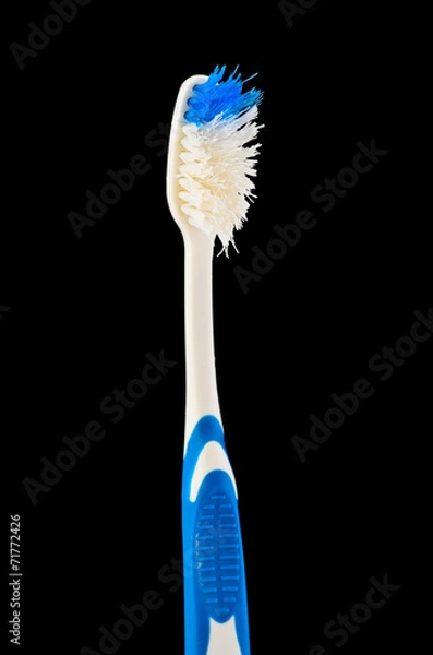 Obraz Old toothbrush. isolated