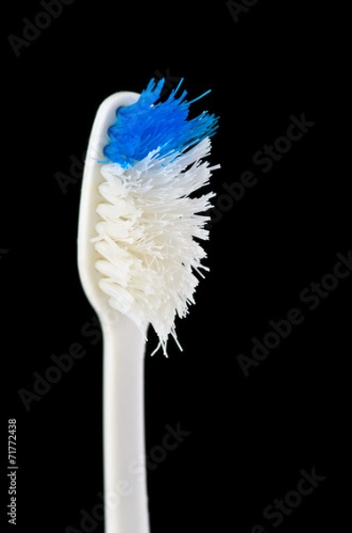 Obraz Old toothbrush. isolated