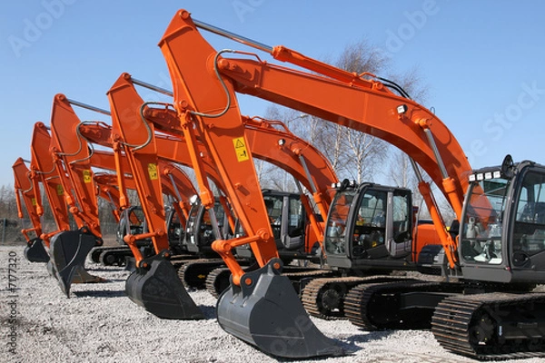 Obraz Excavators