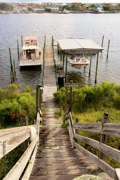 Obraz Down to the jetty