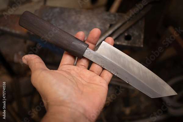 Fototapeta japanese chef knife