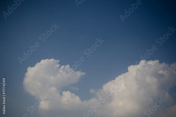 Fototapeta blue sky with clouds