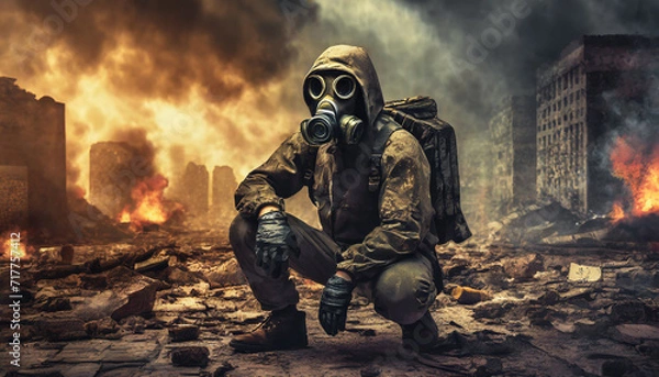 Fototapeta 終末的イメージ,Generative AI AI画像