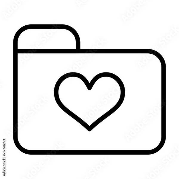 Fototapeta Folder Vector Icon