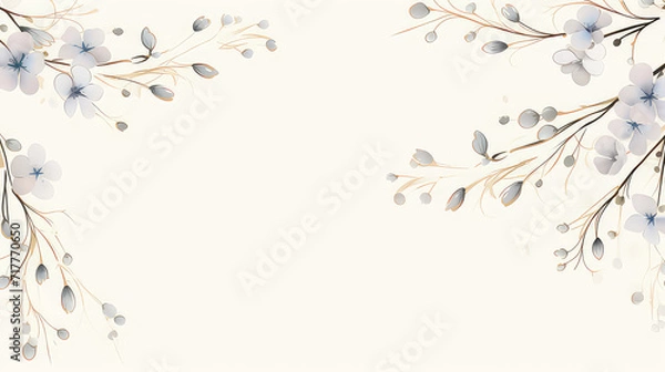 Fototapeta background with flowers