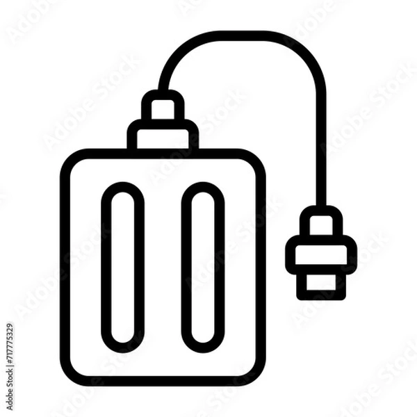 Fototapeta External Hard Drive Vector Icon