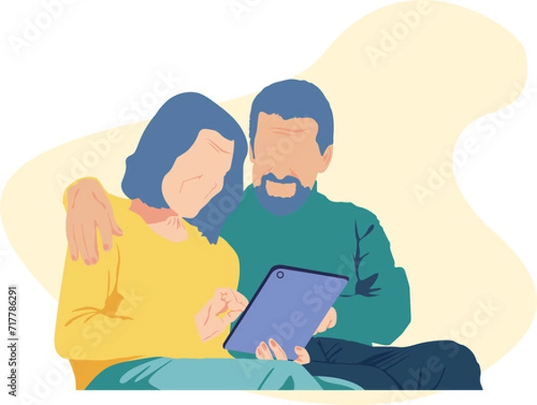 Fototapeta Grandparents