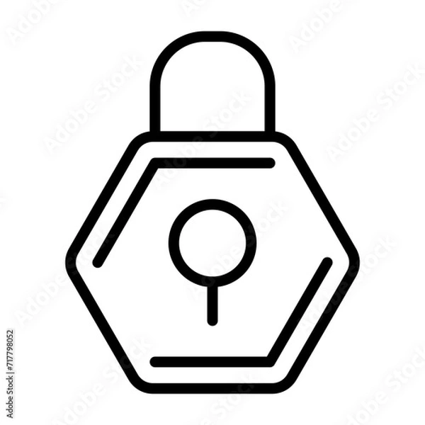 Fototapeta Padlock Vector Icon