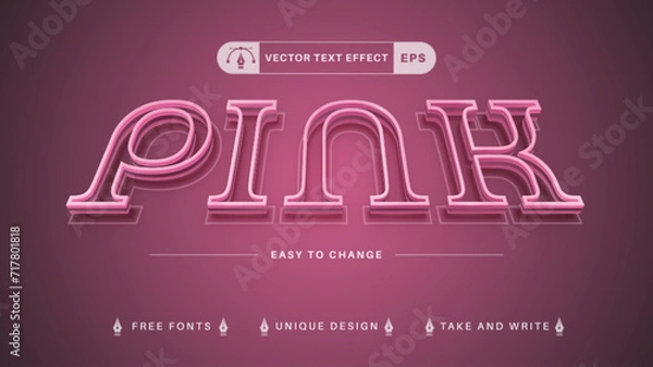 Fototapeta Happy Valentines Day Editable Designs