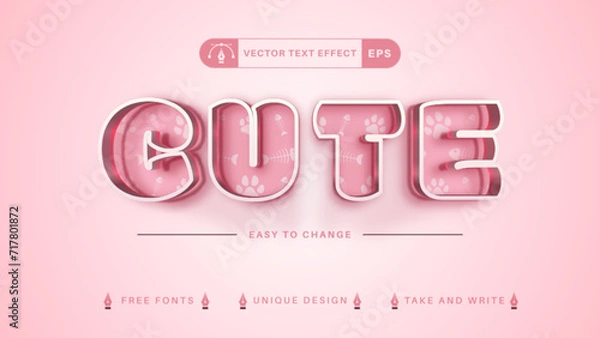 Obraz Happy Valentines Day Editable Designs