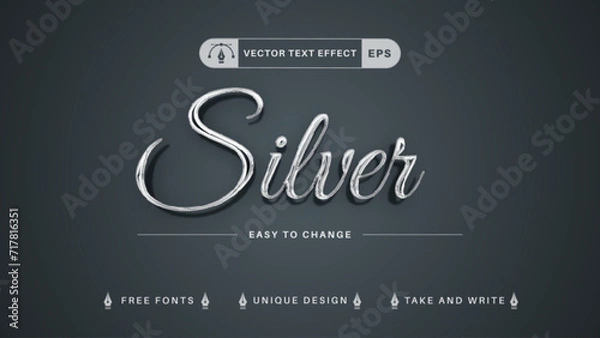 Obraz Editable text effects