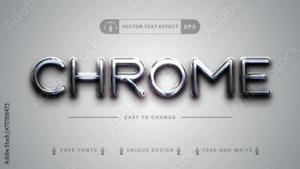 Fototapeta Editable text effects