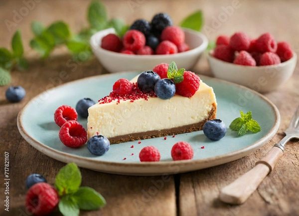 Obraz Berry cheesecake