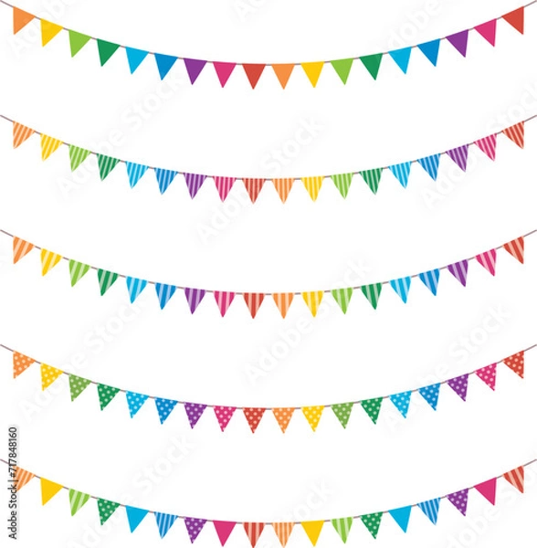 Fototapeta ガーランド素材