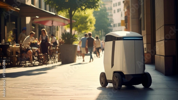 Obraz 自動運転の掃除ロボット