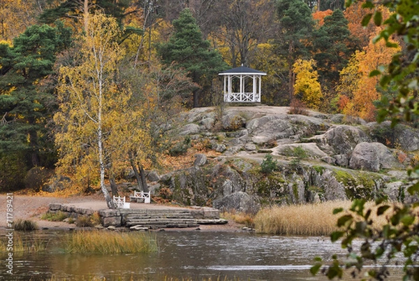 Fototapeta Чайная беседка. Парк Монрепо. Выборг.