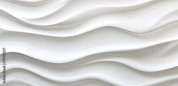 Fototapeta a white, wavy background, ceramic, accurate topography, soft-edged