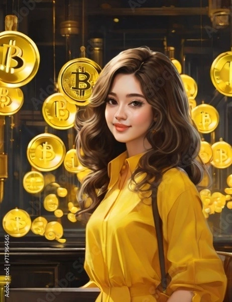 Obraz Bitcoin Culture 6 bitcoin, blockchain, cryptocurrency, mining, wallet, satoshi, nakamoto, peer-to-peer, digital, currency, decentralized, encryption, private, key, public, address, transaction 