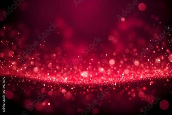 Fototapeta Maroon glow particle