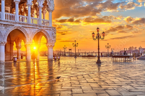 Fototapeta Sunrise in Venice