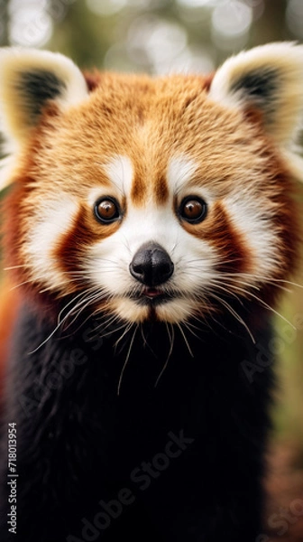 Fototapeta Close-up of a Red panda (Ailurus fulgens)