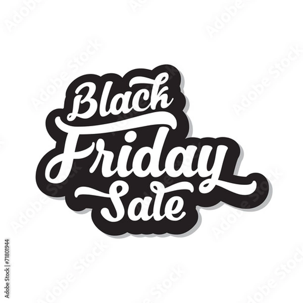 Fototapeta Black Friday Calligraphic Design