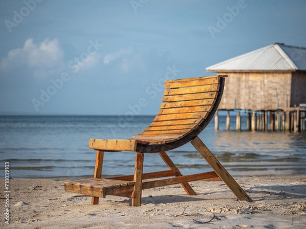 Obraz chair on the beach