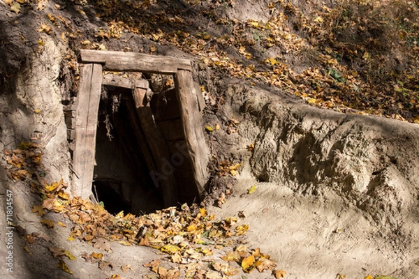 Obraz Old mine entrance