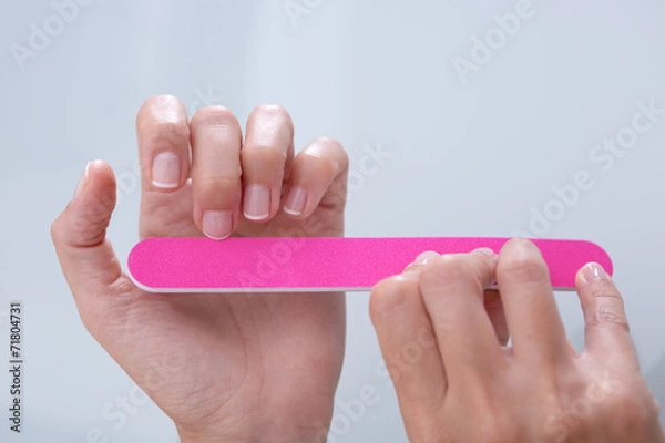Obraz hands and nail file
