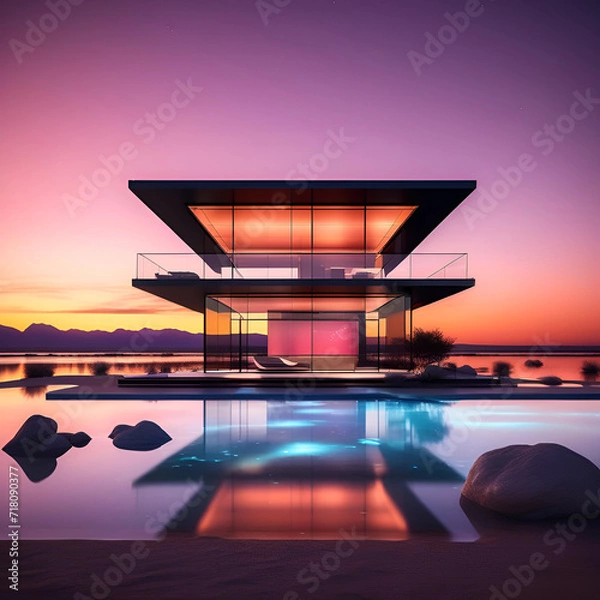 Obraz Futuristic House Style 