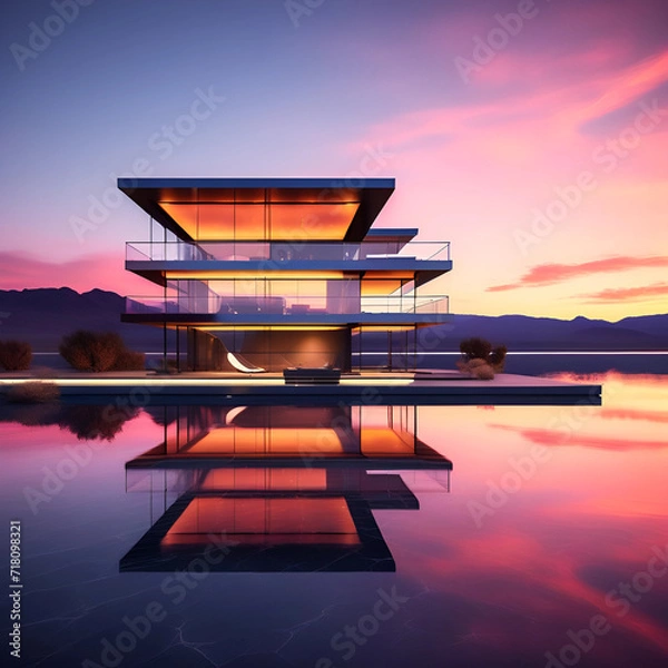 Obraz Futuristic House Style 