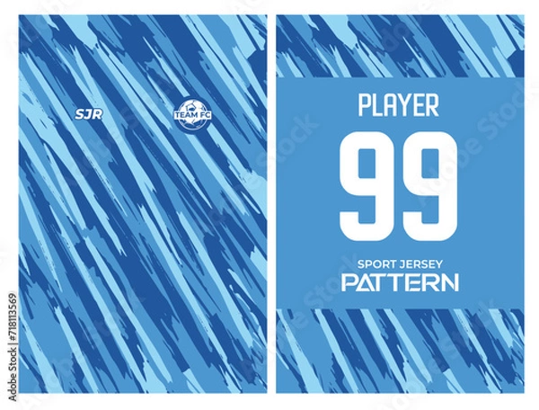 Fototapeta Sport Jersey Background Vector Pattern