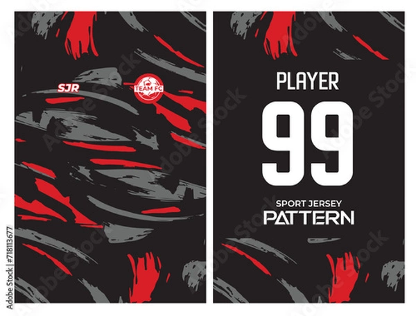 Fototapeta Sport Jersey Background Vector Pattern