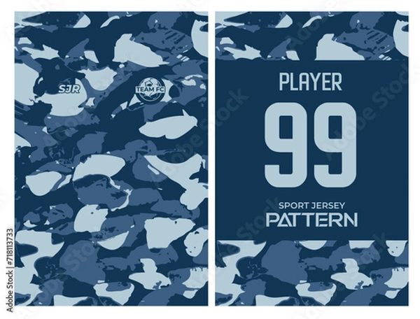 Fototapeta Sport Jersey Background Vector Pattern