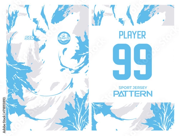 Fototapeta Sport Jersey Background Vector Pattern