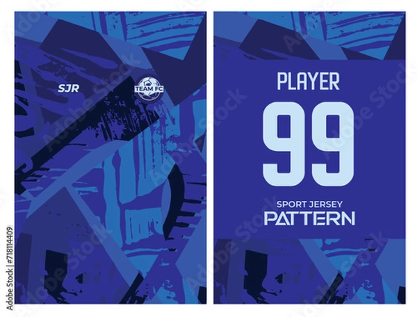 Obraz Sport Jersey Background Vector Pattern