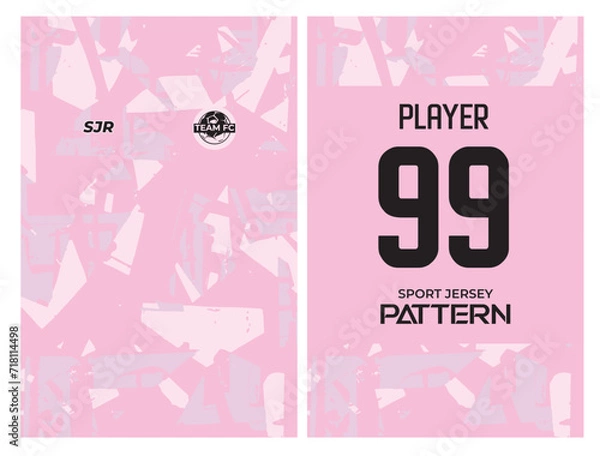 Fototapeta Sport Jersey Background Vector Pattern