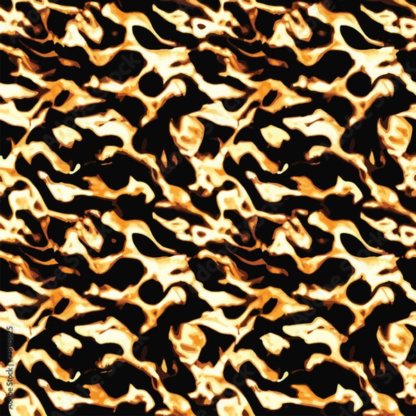 Obraz Abstract seamless animal pattern, Mammals Fur. print skins. Predators Camouflage. Cheetah Giraffe Zebra Leopard Tiger Jaguar. Printable Background. Vector illustration