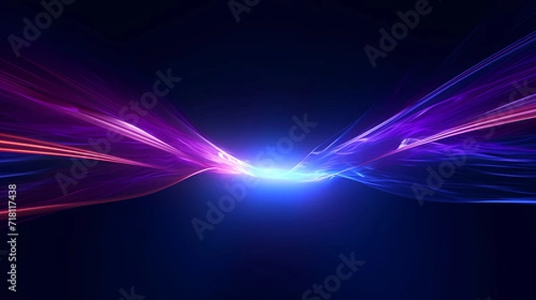 Fototapeta Future technology lines background, abstract future technology background