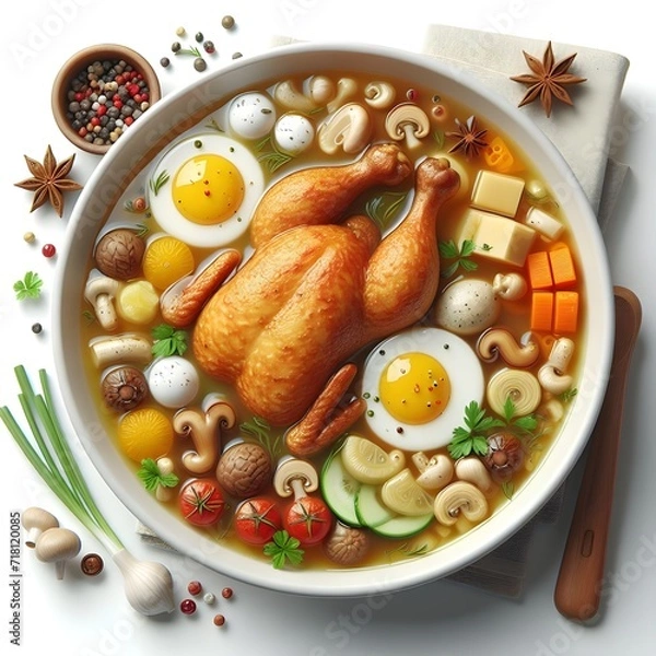 Obraz Delicious Chicken Soup