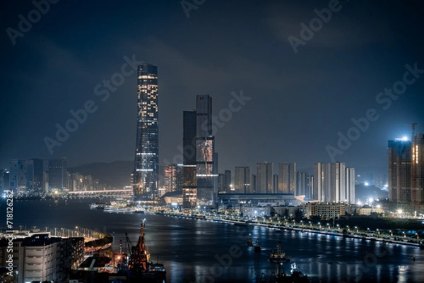 Obraz Zhuhai at night