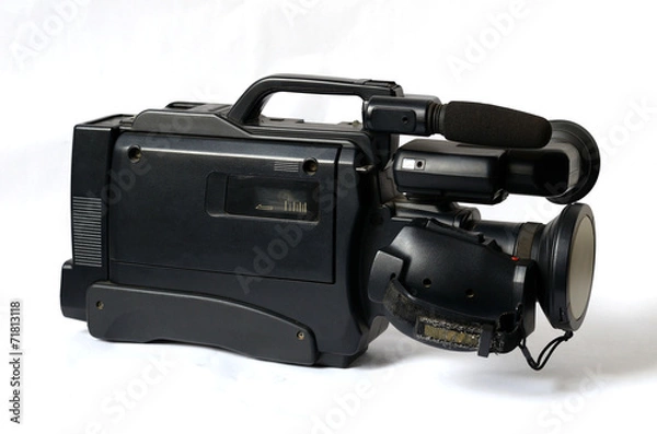 Fototapeta old  video  camera